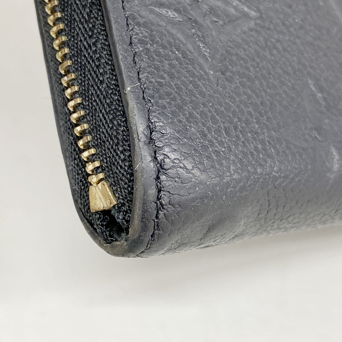 【6ib1880】ルイヴィトン コインケース モノグラム・アンプラント ジッピーコインパース M60574 ノワール【中古】レディース