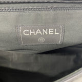 【6ib1882】シャネル ショルダーバッグ 2.55/チョコバー Wチェーン ラムスキン ブラック シルバー金具【中古】レディース