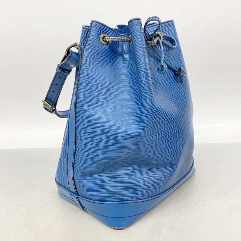 【6ib1885】ルイヴィトン ショルダーバッグ エピ ノエ M44005 トレドブルー【中古】レディース