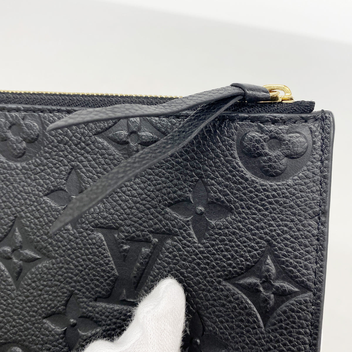 【6ib1889】ルイヴィトン ショルダーウォレット モノグラム・アンプラント ポシェットフェリシー M64064 ノワール【中古】レディース