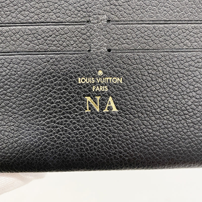 【6ib1889】ルイヴィトン ショルダーウォレット モノグラム・アンプラント ポシェットフェリシー M64064 ノワール【中古】レディース
