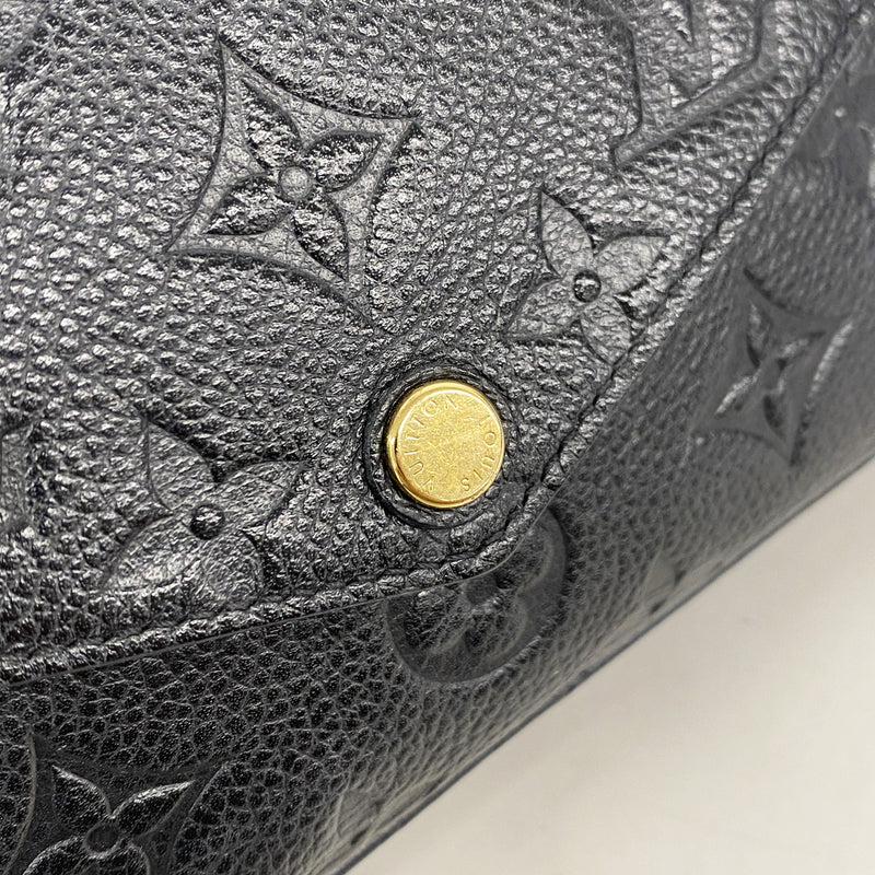 【6ib1889】ルイヴィトン ショルダーウォレット モノグラム・アンプラント ポシェットフェリシー M64064 ノワール【中古】レディース