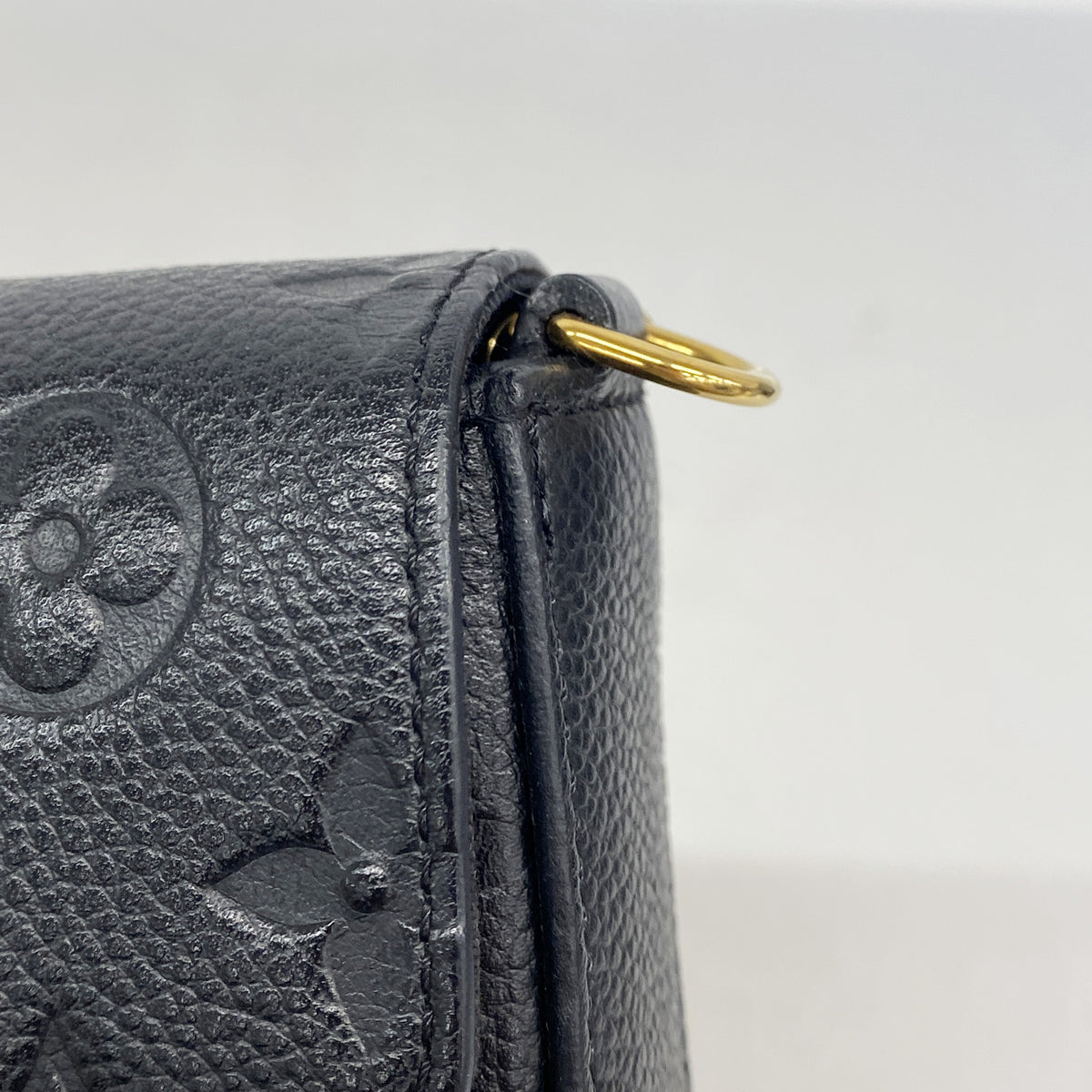 【6ib1889】ルイヴィトン ショルダーウォレット モノグラム・アンプラント ポシェットフェリシー M64064 ノワール【中古】レディース
