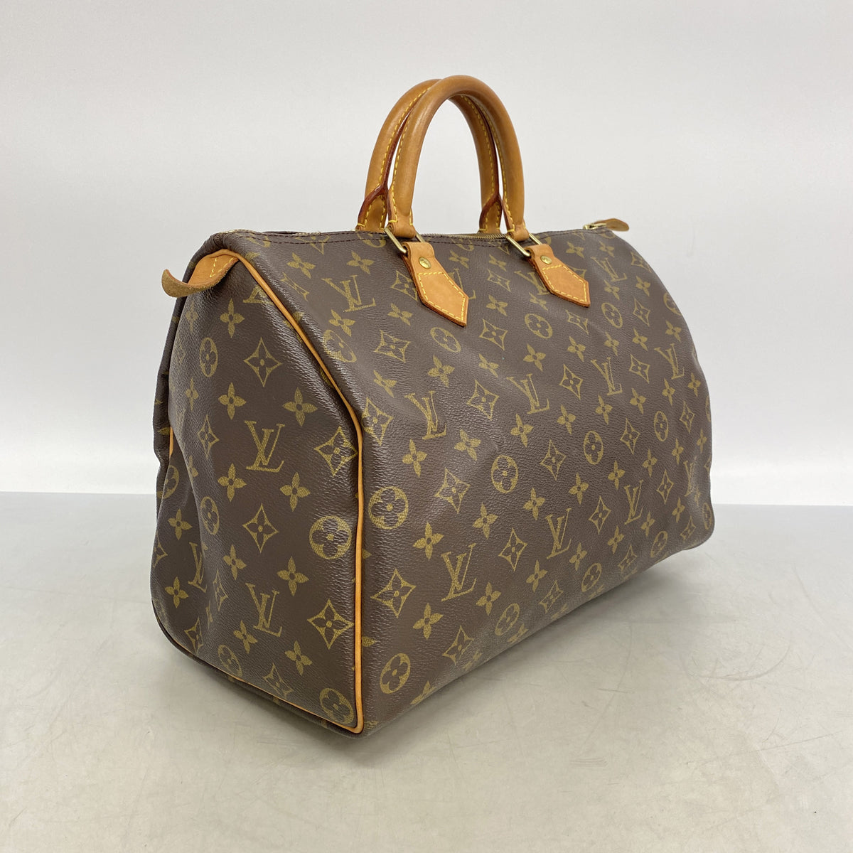 【6ib1893】ルイヴィトン ハンドバッグ モノグラム スピーディ35 M41107 ブラウン【中古】レディース