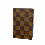 【6ib1894】ルイヴィトン カードケース ダミエ オーガナイザードゥポッシュ N61721 エベヌ【中古】メンズ レディース ユニセックス