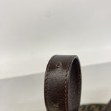 【6ib1896】フェンディ ハンドバッグ ズッカ ナイロンキャンバス ブラウン シルバー金具【中古】レディース
