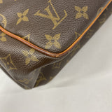【6ib1898】ルイヴィトン トートバッグ モノグラム バティニョールヴェルティカル M51153 ブラウン【中古】レディース