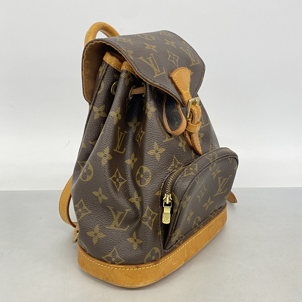 【6ib1900】ルイヴィトン リュック・デイパック モノグラム ミニモンスリ M51137 ブラウン【中古】レディース