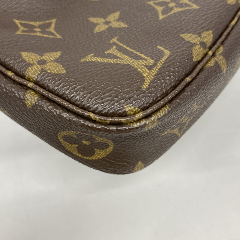 【6ib1901】ルイヴィトン ポーチ モノグラム ポシェットアクセソワール M51980 ブラウン【中古】レディース