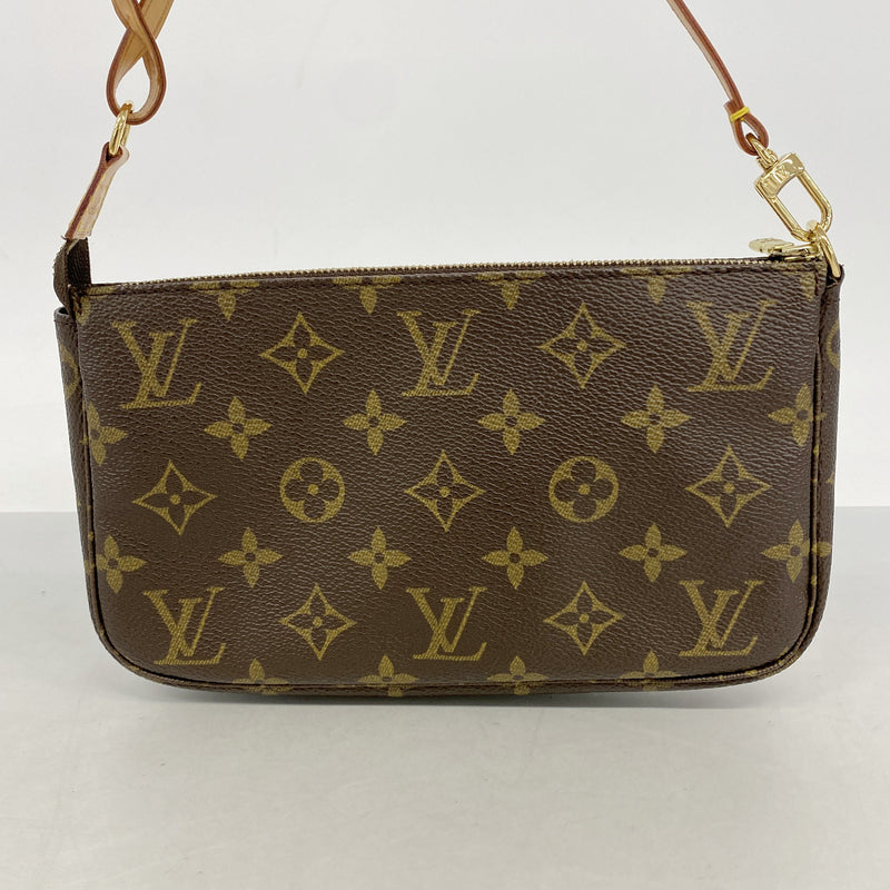 【6ib1901】ルイヴィトン ポーチ モノグラム ポシェットアクセソワール M51980 ブラウン【中古】レディース