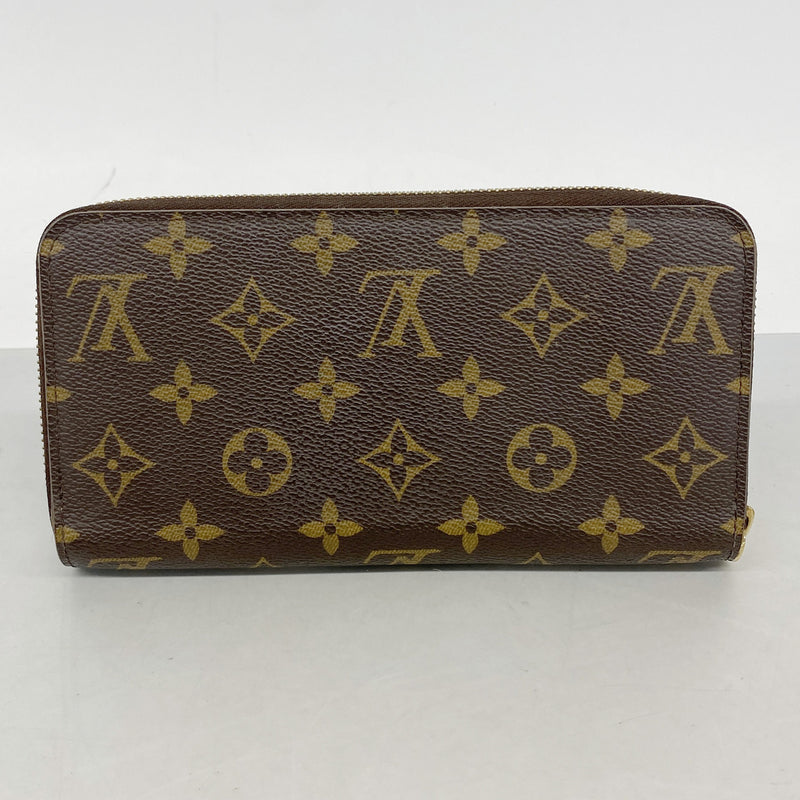 【6ib1904】ルイヴィトン 長財布 モノグラム ジッピーウォレット M42616 ブラウン【中古】メンズ レディース ユニセックス