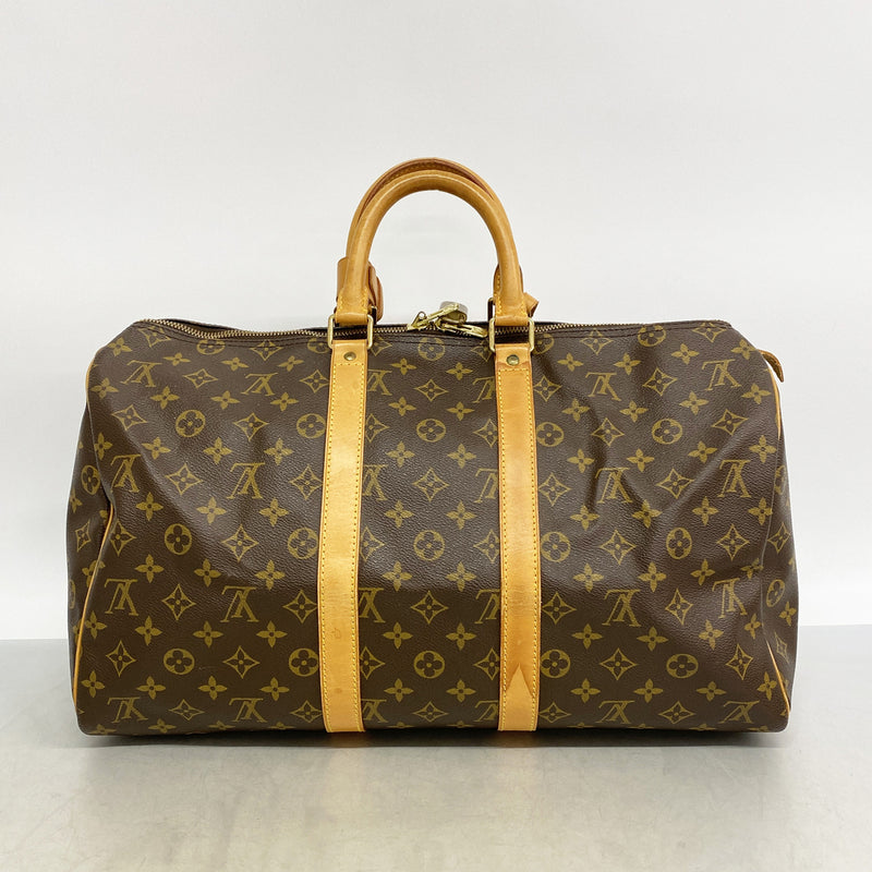 【6ib1907】ルイヴィトン ボストンバッグ モノグラム キーポル45 M41428 ブラウン【中古】メンズ レディース ユニセックス