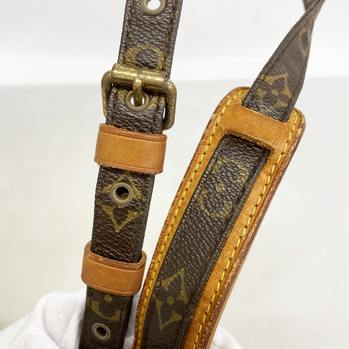 【6ib1909】ルイヴィトン ショルダーバッグ モノグラム ダヌーブ M45266 ブラウン【中古】レディース