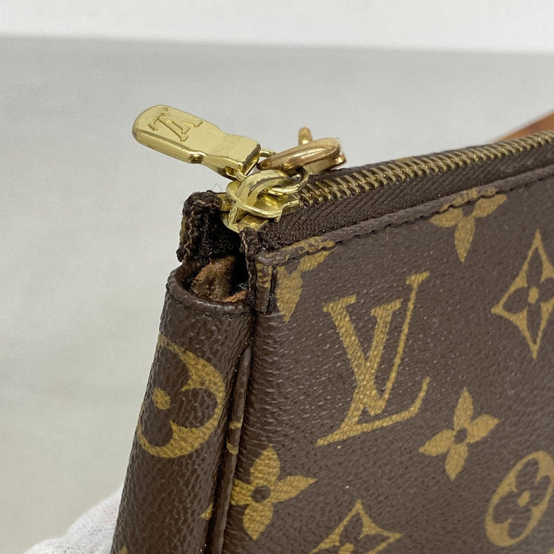 【6ib1918】ルイヴィトン ポーチ モノグラム ポシェットアクセソワール M51980 ブラウン【中古】レディース