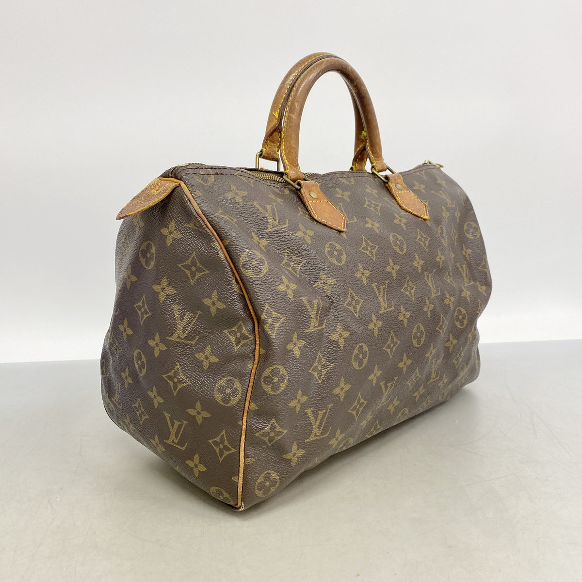 【6ib1924】ルイヴィトン ハンドバッグ モノグラム スピーディ35 M41107 ブラウン【中古】レディース