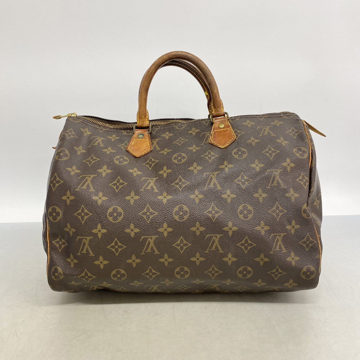 【6ib1924】ルイヴィトン ハンドバッグ モノグラム スピーディ35 M41107 ブラウン【中古】レディース