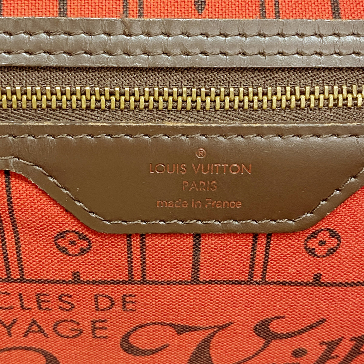 【6ib1931】ルイヴィトン トートバッグ ダミエ ネヴァーフルMM N51105 エベヌ【中古】レディース