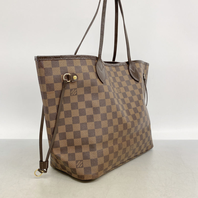 【6ib1931】ルイヴィトン トートバッグ ダミエ ネヴァーフルMM N51105 エベヌ【中古】レディース