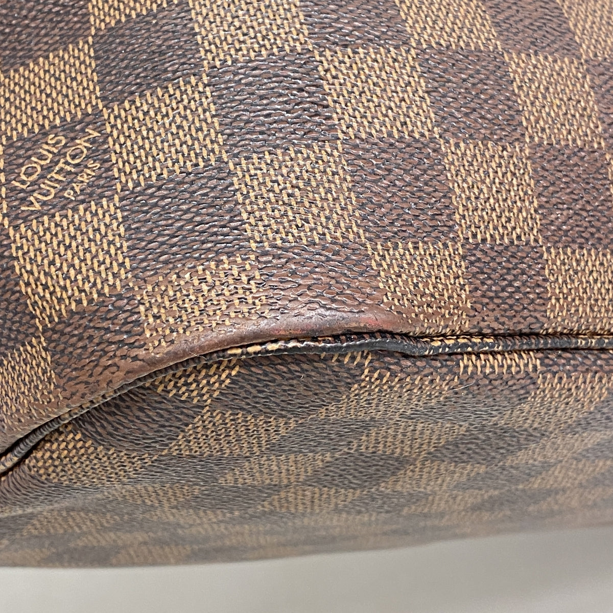 【6ib1931】ルイヴィトン トートバッグ ダミエ ネヴァーフルMM N51105 エベヌ【中古】レディース