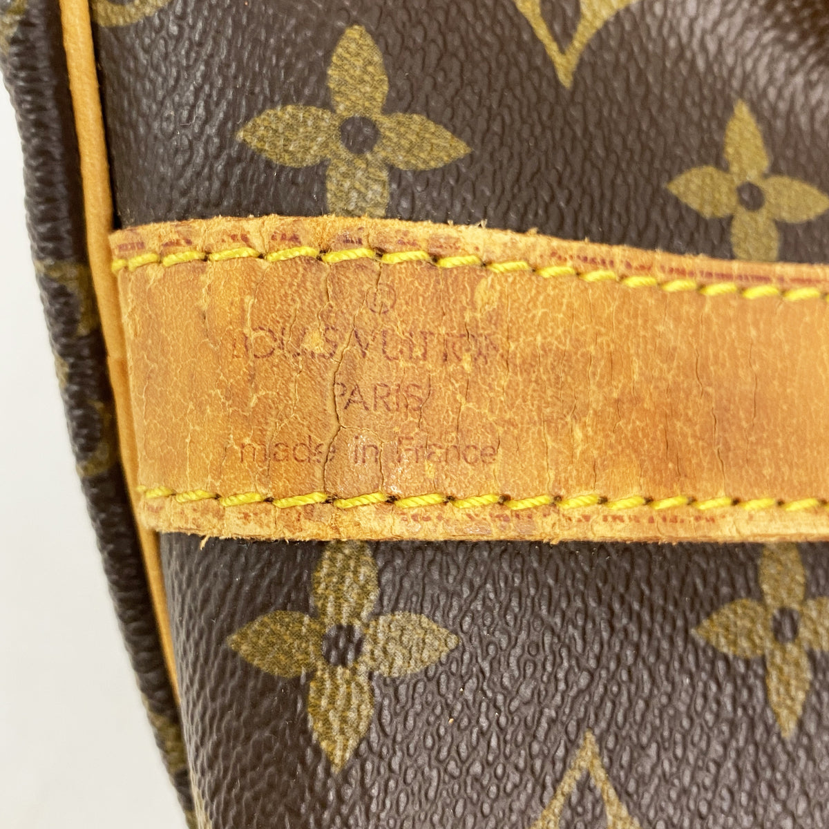 【6ib1936】ルイヴィトン ボストンバッグ モノグラム キーポルバンドリエール55 M41414 ブラウン【中古】メンズ レディース ユニセックス