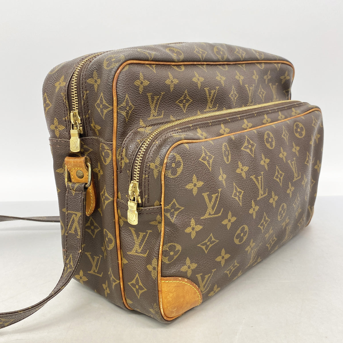 【6ib1938】ルイヴィトン ショルダーバッグ モノグラム ナイルGM M45242 ブラウン【中古】レディース