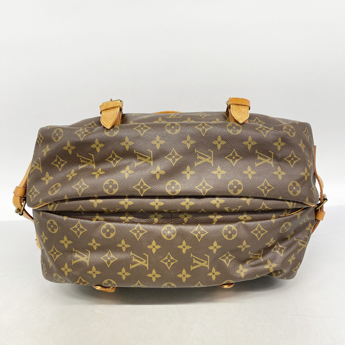 【6ib1939】ルイヴィトン ショルダーバッグ モノグラム ソミュール43 M42252 ブラウン【中古】レディース