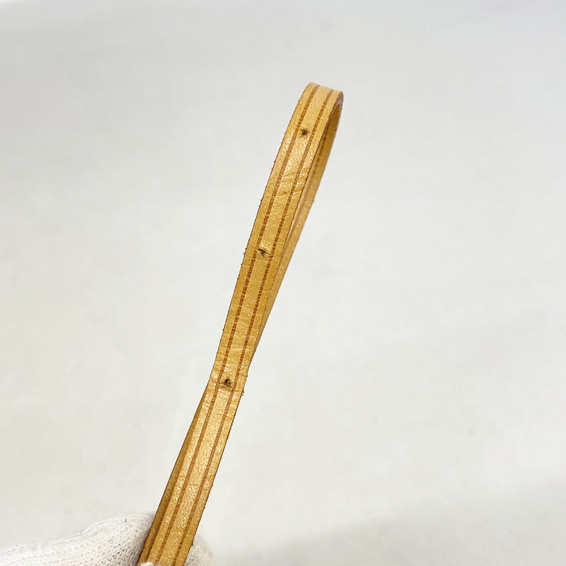 【6ib1941】ルイヴィトン シガレットケース ヴェルニ グリーン M91048 ベージュ【中古】レディース