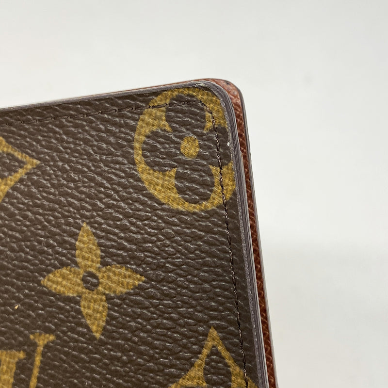 【6ib1943】ルイヴィトン 長札入れ モノグラム ポルトバルールカルトクレディ M61823 ブラウン【中古】メンズ レディース ユニセックス