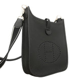 【6ib1951】エルメス ショルダーバッグ エヴリンTPM トリヨンクレマンス ブラック シルバー金具 K刻印【中古】レディース