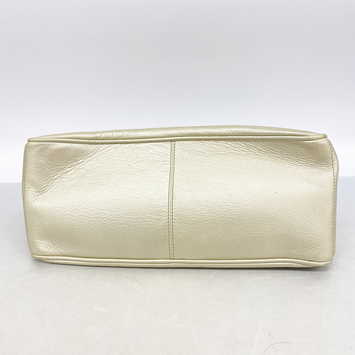 【6ib1954】セリーヌ ハンドバッグ ブギー レザー シャンパンゴールド シルバー金具【中古】レディース