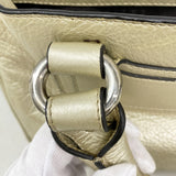 【6ib1954】セリーヌ ハンドバッグ ブギー レザー シャンパンゴールド シルバー金具【中古】レディース