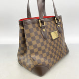 【6ib1960】ルイヴィトン トートバッグ ダミエ ハムステッドMM N51205 エベヌ【中古】レディース