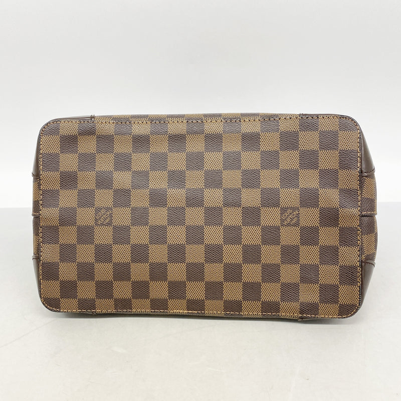 【6ib1960】ルイヴィトン トートバッグ ダミエ ハムステッドMM N51205 エベヌ【中古】レディース