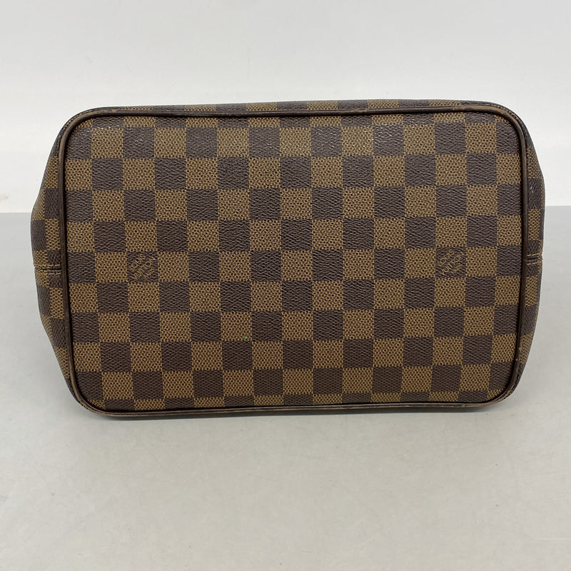 【6ib1963】ルイヴィトン ハンドバッグ ダミエ ベルガモPM N41167 エベヌ 2wayバッグ【中古】レディース