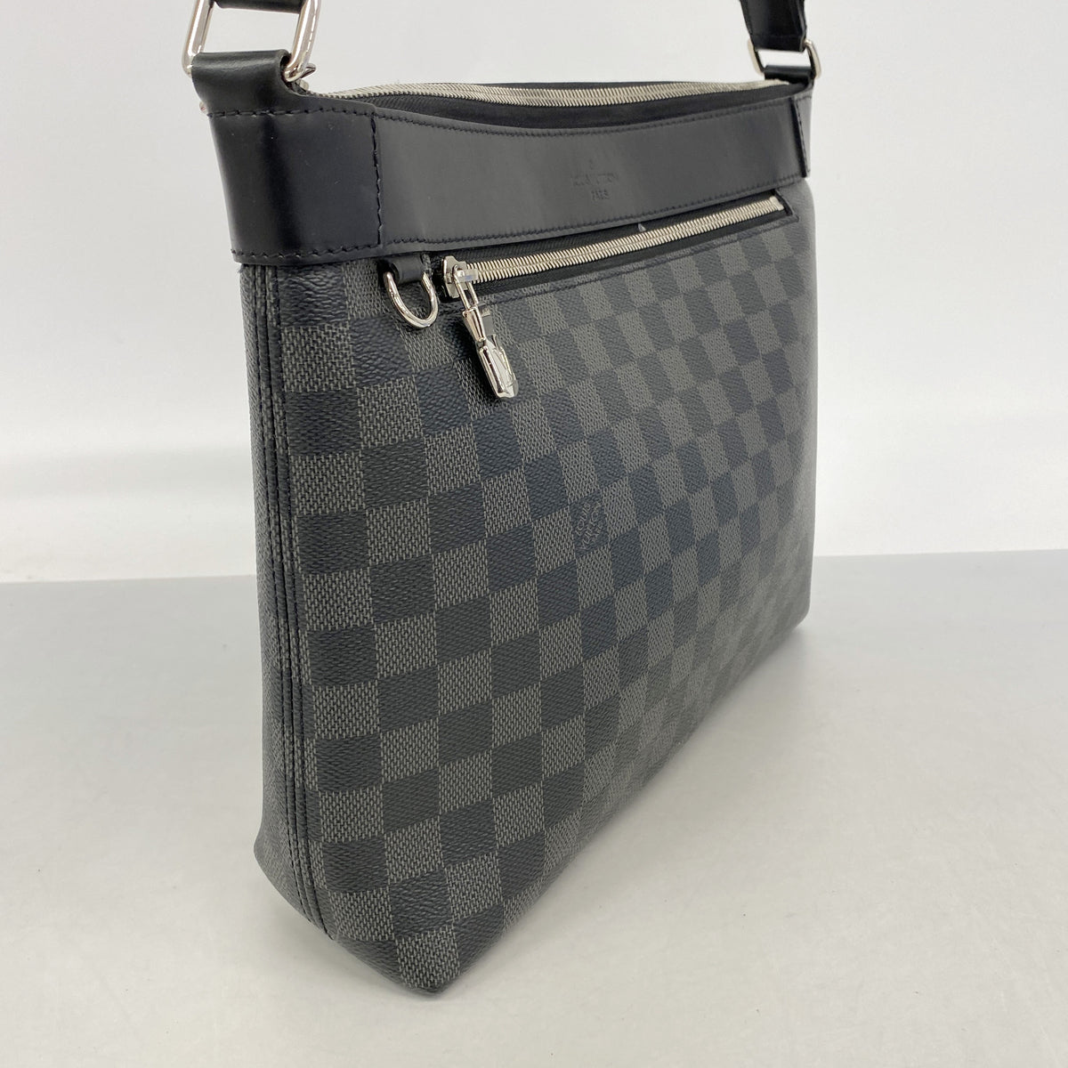 【6ib1966】ルイヴィトン ショルダーバッグ ダミエ・グラフィット ミックPM N40003 ブラック【中古】メンズ