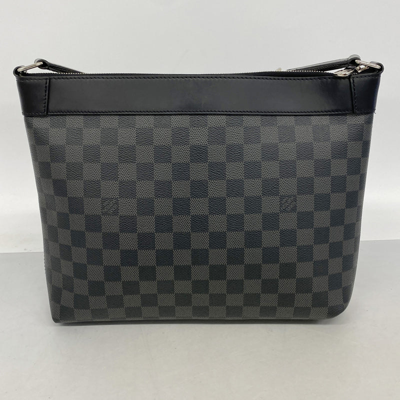 【6ib1966】ルイヴィトン ショルダーバッグ ダミエ・グラフィット ミックPM N40003 ブラック【中古】メンズ