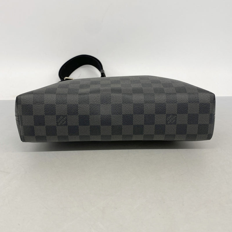 【6ib1966】ルイヴィトン ショルダーバッグ ダミエ・グラフィット ミックPM N40003 ブラック【中古】メンズ
