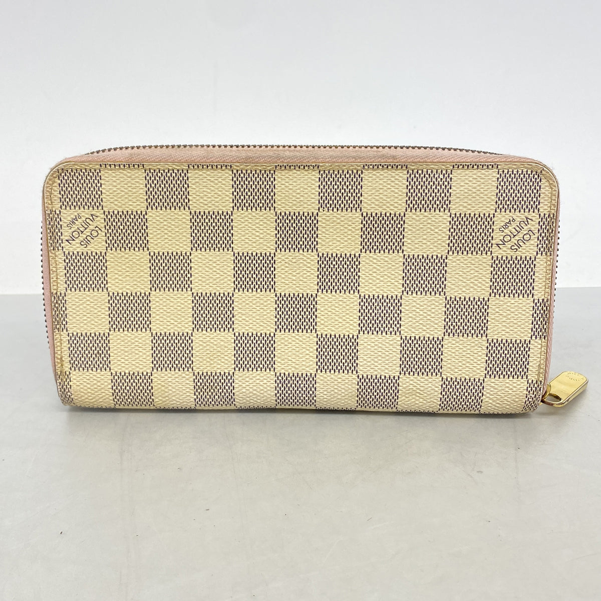 【6ib1967】ルイヴィトン 長財布 ダミエ・アズール ジッピーウォレット N63503 ホワイト【中古】レディース