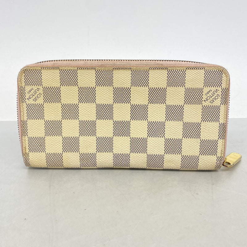 【6ib1967】ルイヴィトン 長財布 ダミエ・アズール ジッピーウォレット N63503 ホワイト【中古】レディース