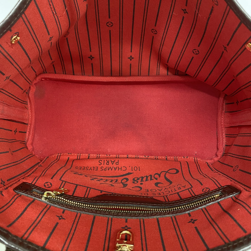 【6ib1971】ルイヴィトン トートバッグ ダミエ ネヴァーフルPM N51109 エベヌ【中古】レディース