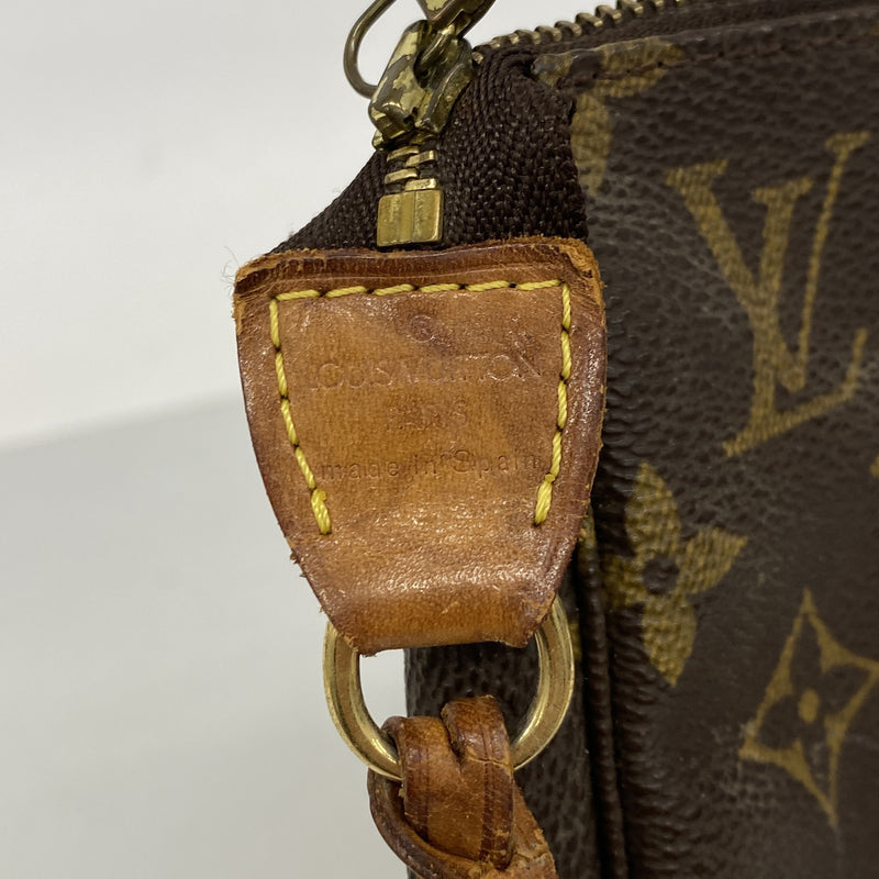 【6ib1988】ルイヴィトン ポーチ モノグラム ポシェットアクセソワール M51980 ブラウン【中古】レディース