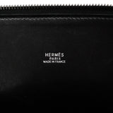 【6ib1996】エルメス ハンドバッグ ボリード31 ボックスカーフ ブラック シルバー金具 □F刻印 2wayバッグ【中古】レディース
