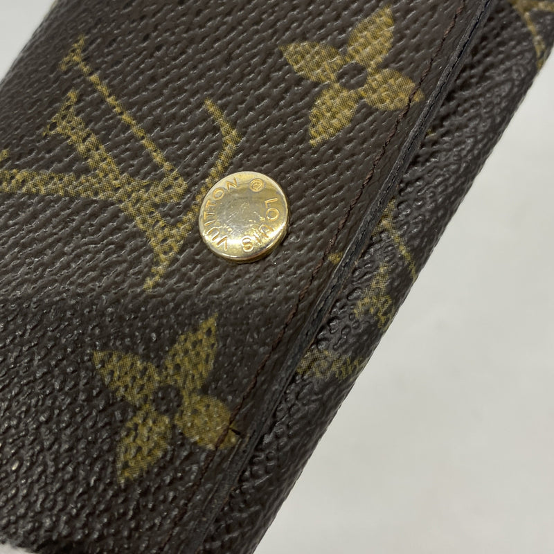 【6ib2001】ルイヴィトン キーケース モノグラム ミュルティクレ4 M69517 ブラウン【中古】メンズ レディース ユニセックス
