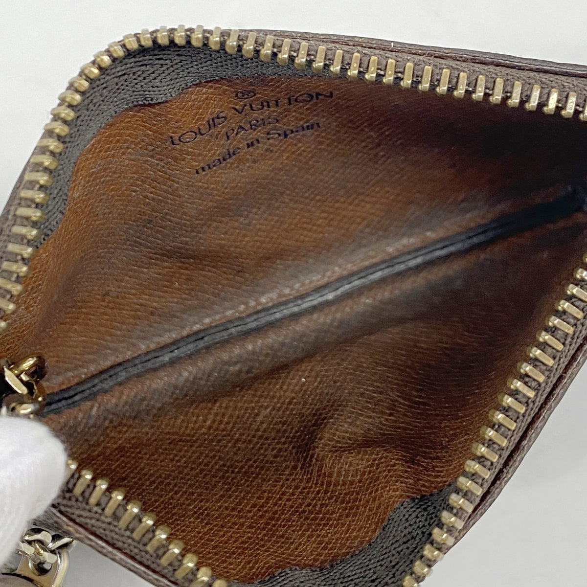 【6ib2002】ルイヴィトン コインケース モノグラム ポシェットクレ M62650 ブラウン【中古】メンズ レディース ユニセックス