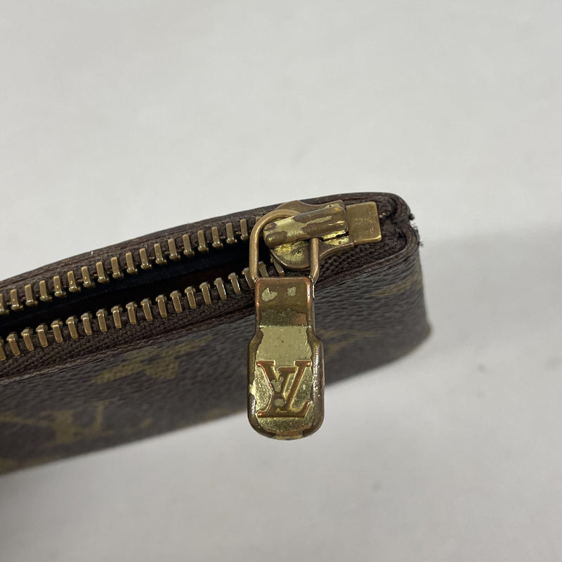 【6ib2002】ルイヴィトン コインケース モノグラム ポシェットクレ M62650 ブラウン【中古】メンズ レディース ユニセックス