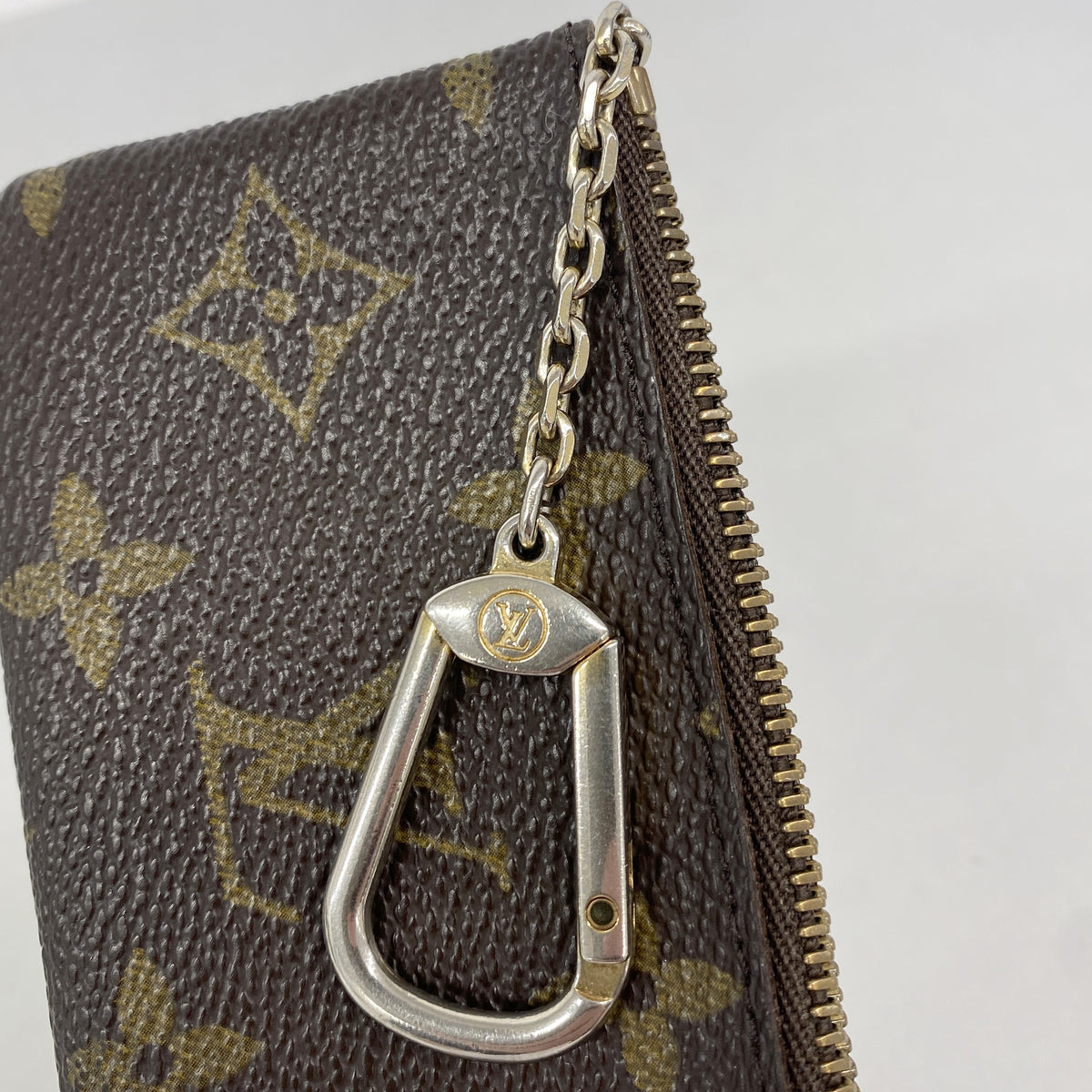 【6ib2002】ルイヴィトン コインケース モノグラム ポシェットクレ M62650 ブラウン【中古】メンズ レディース ユニセックス