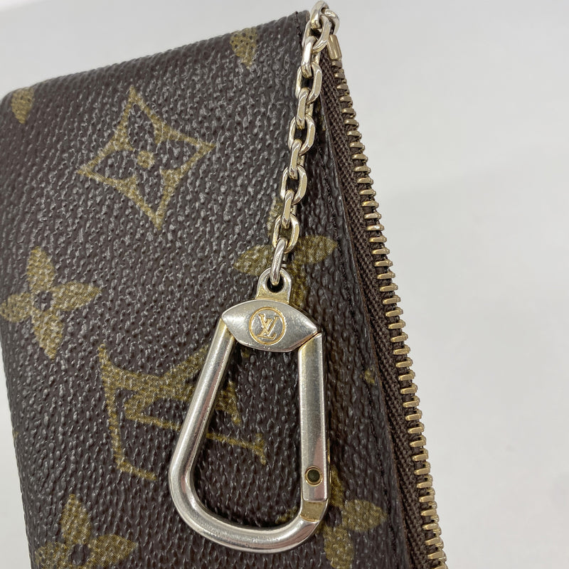 【6ib2002】ルイヴィトン コインケース モノグラム ポシェットクレ M62650 ブラウン【中古】メンズ レディース ユニセックス