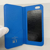 【6ib2005】ルイヴィトン iPhoneケース モノグラム フォリオ M61618 ブルー iPhone6/6S【中古】メンズ レディース ユニセックス