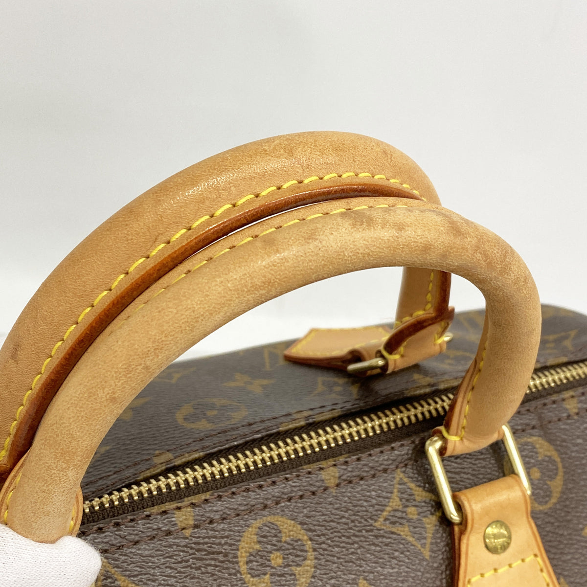 【6ib2008】ルイヴィトン ハンドバッグ モノグラム スピーディ30 M41108 ブラウン【中古】レディース
