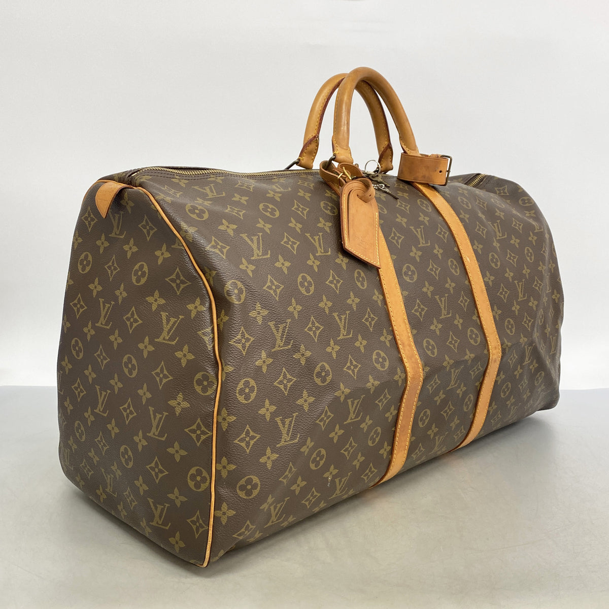 【6ib2016】ルイヴィトン ボストンバッグ モノグラム キーポル60 M41422 ブラウン【中古】メンズ レディース ユニセックス